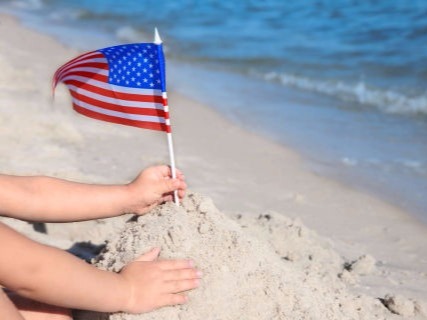 Chorągiewki papierowe na patyczku,