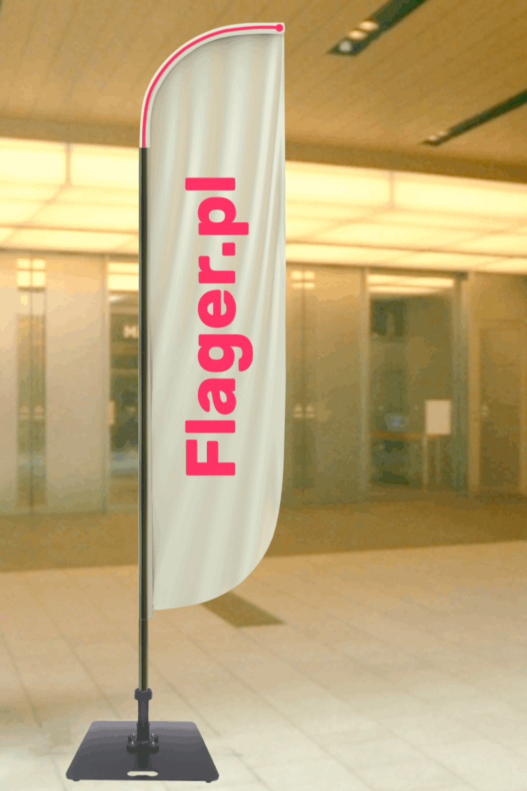 Winder zaokrąglony o aluminiowym-elastycznym maszcie.